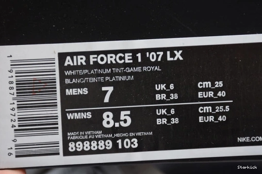 1 Air LX Vandalised 898889-103 (W) White Force 1003